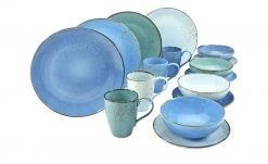 Peill+Putzler Kombiservice, 16-teilig Amalfi | Atlantikblau / Azurblau / Balticblau / Tropicalblau