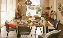 for friends Becher | Blau gemustert