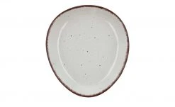 Peill+Putzler Teller dreieckig Siena | 22,5|cm Weiß / Braun