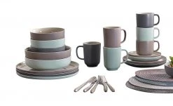 Ritzenhoff & Breker Kombiservice, 16-teilig Jasper | Taupe / Weiß -ALA Geschir Verkaufs 11524724 5 202012232232