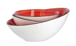 Peill+Putzler Müslischale Genua | Rot / Weiß Müslischale
