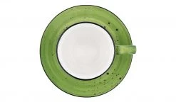 Peill+Putzler Kaffeeuntertasse Genua | Grün / Weiß Kaffeeuntertasse