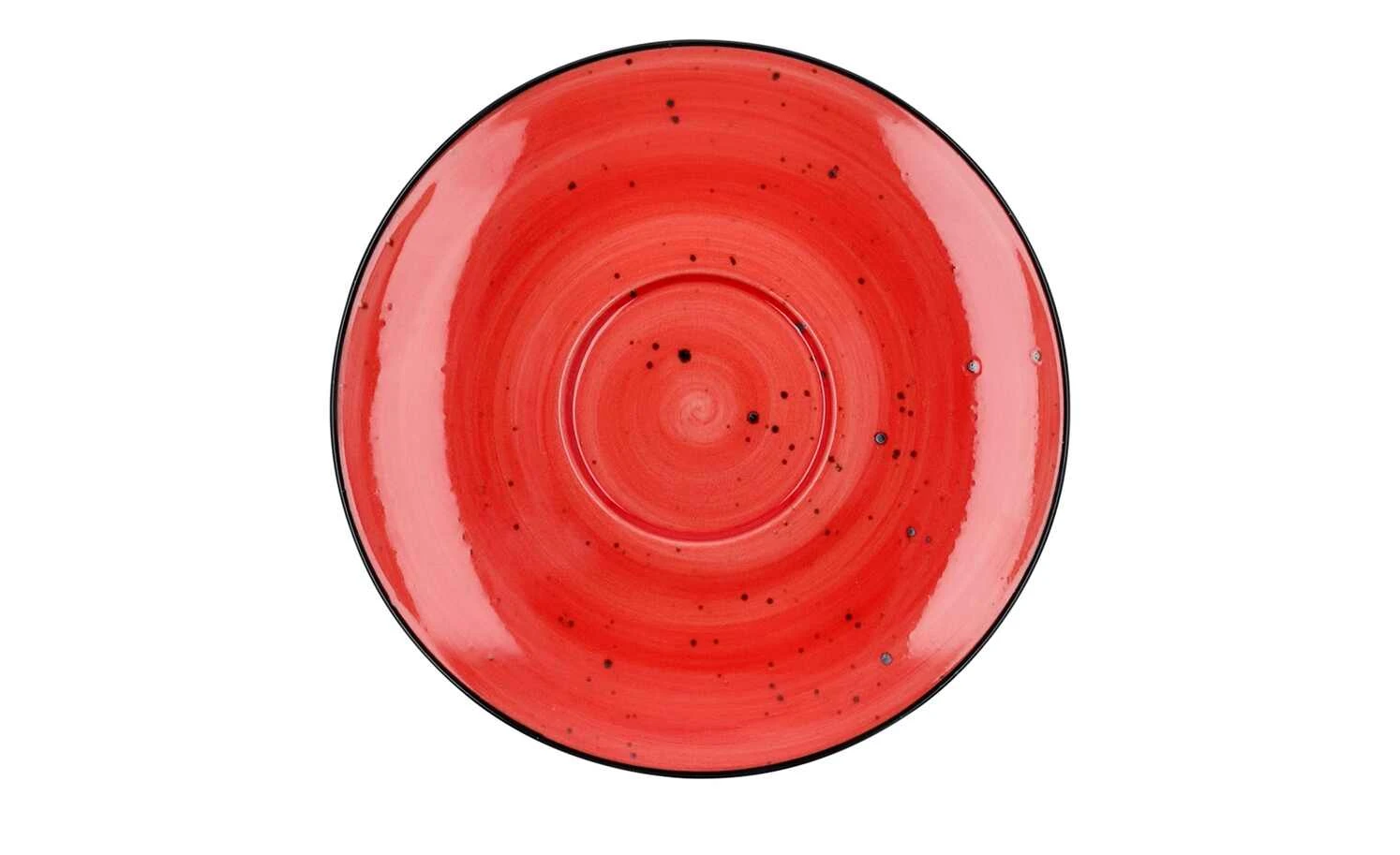 Peill+Putzler Kaffeeuntertasse Genua | Rot / Weiß Kaffeeuntertasse 5 Peill+Putzler Kaffeeuntertasse Genua | Rot / Weiß Kaffeeuntertasse – Bild 3