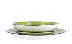 Peill+Putzler Dessertteller Genua | Grün / Weiß Dessertteller