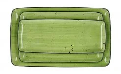 ALA Geschir Verkaufs 34 Peill+Putzler Platte M Genua | Grün / Weiß Platte M