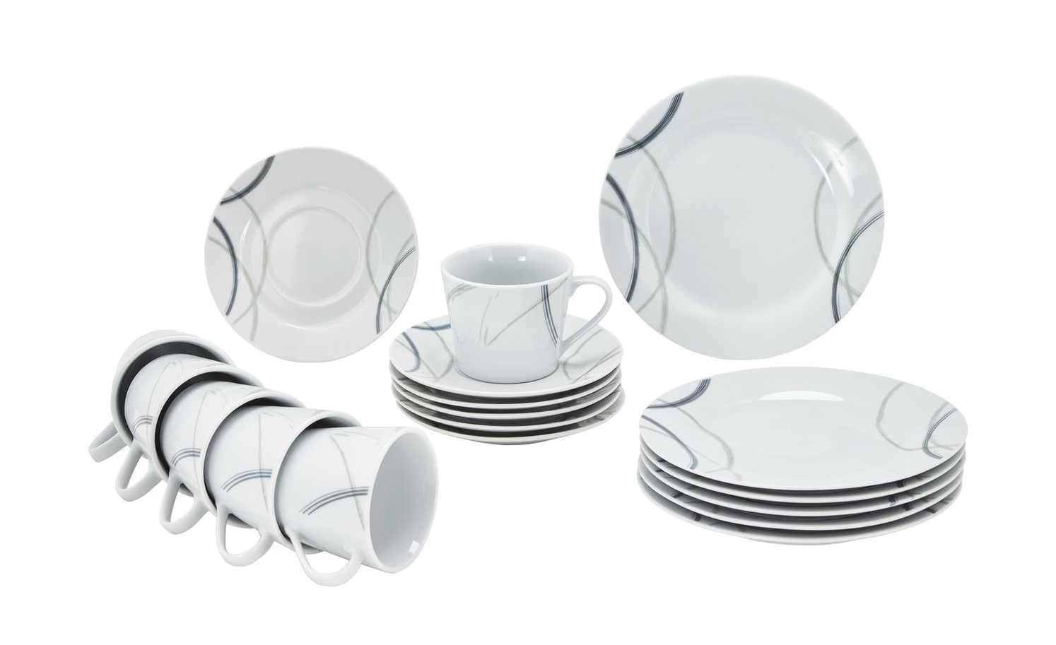 levelone Kaffeeservice, 18-teilig Adria 3 levelone Kaffeeservice, 18-teilig Adria