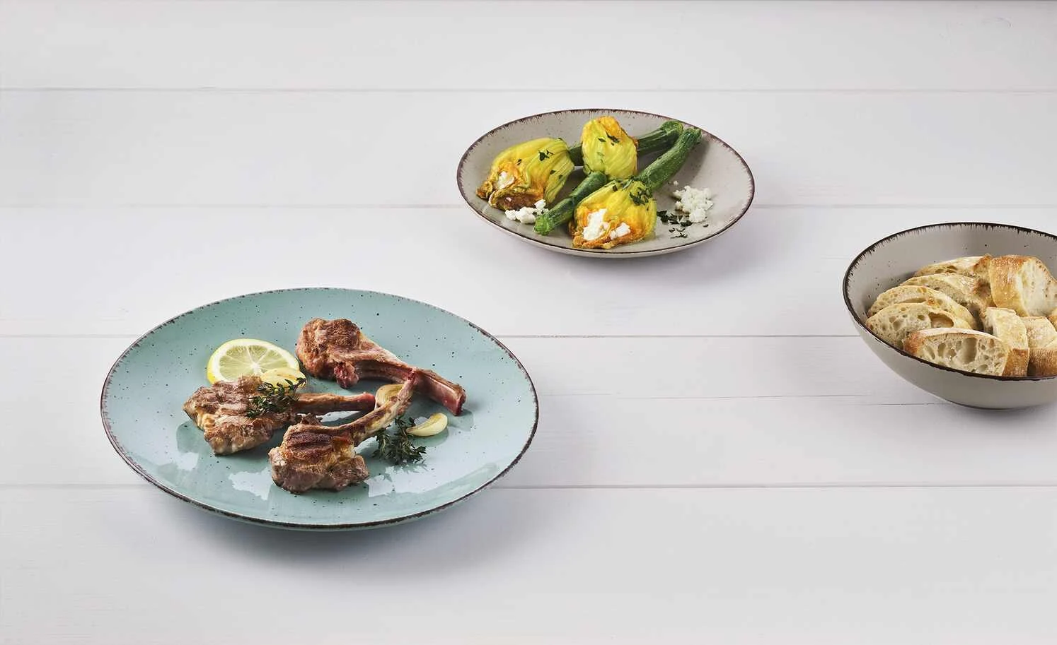 Peill+Putzler Kombiservice, 16-teilig Siena | Türkis / Steingrau 4 Peill+Putzler Kombiservice, 16-teilig Siena | Türkis / Steingrau – Bild 2