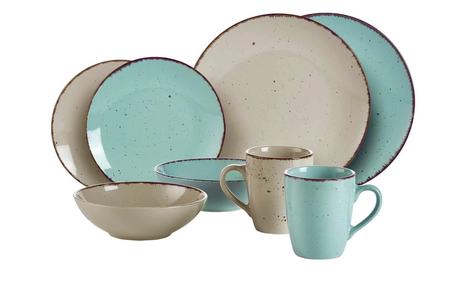 Peill+Putzler Kombiservice, 16-teilig Siena | Türkis / Steingrau 5 Peill+Putzler Kombiservice, 16-teilig Siena | Türkis / Steingrau – Bild 3